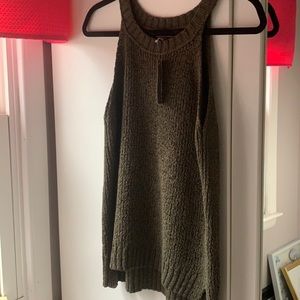 Forest green J.crew knit tank top